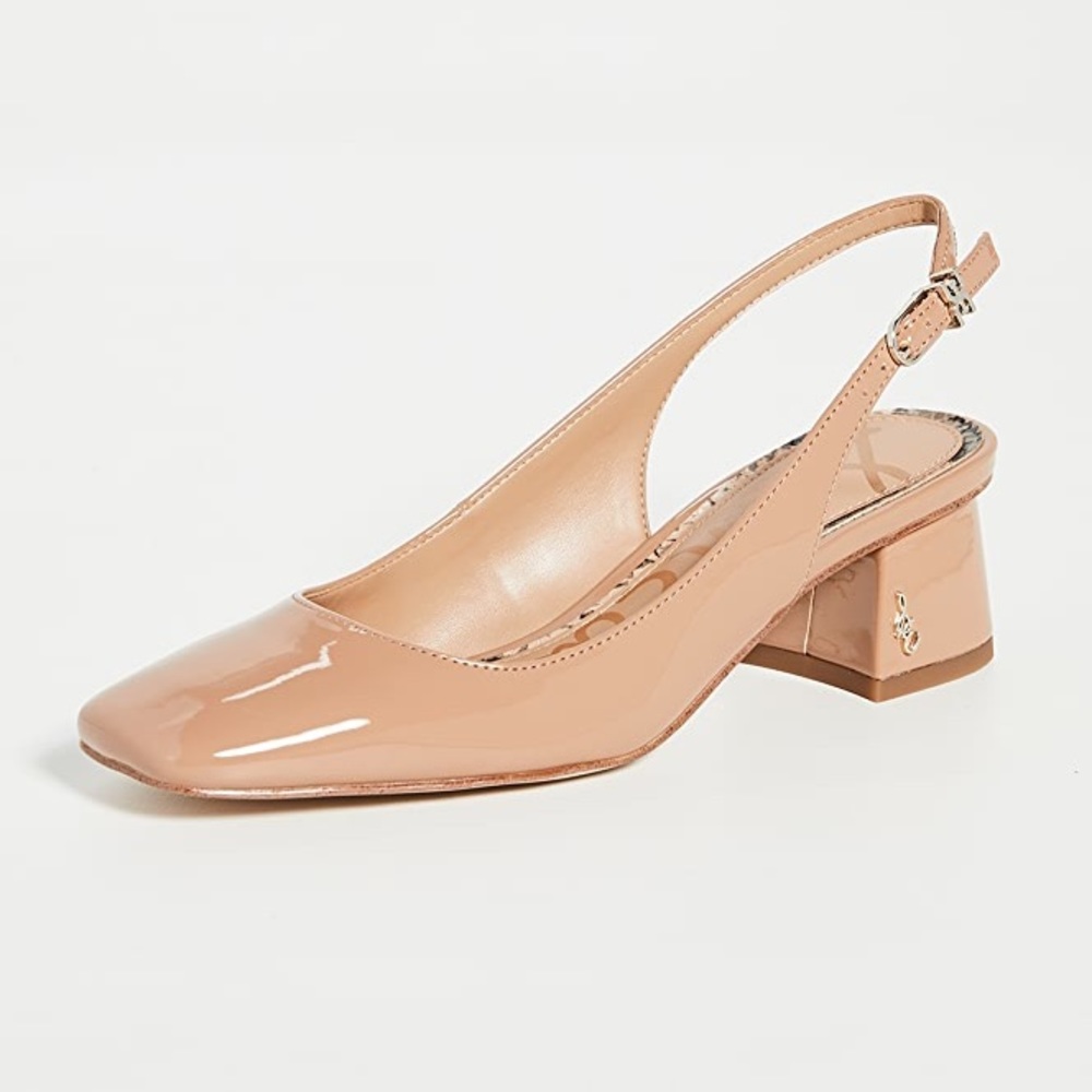 Sam Edelman Tamra Slingbacks Square Heel Sz 8.5